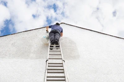Peinture extérieure aux Grangettes — façades et ravalement